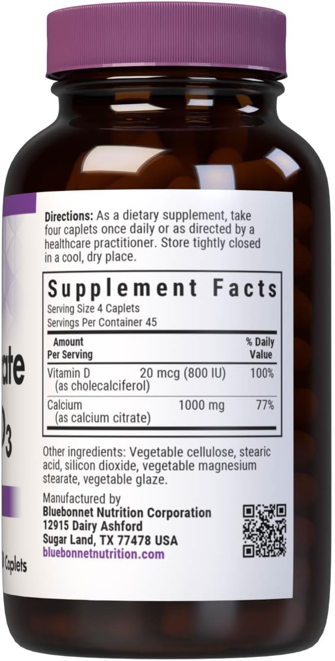 180 Count Calcium Citrate Caplets Y189
