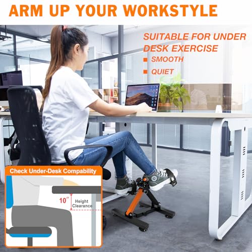 Adjustable Foldable Pedal Exerciser with Suction Cup Feet M6993