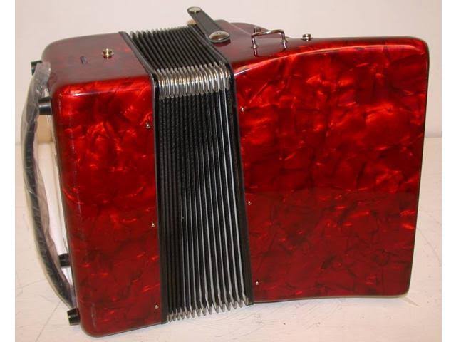 Red 48-BASS Accordion F405181