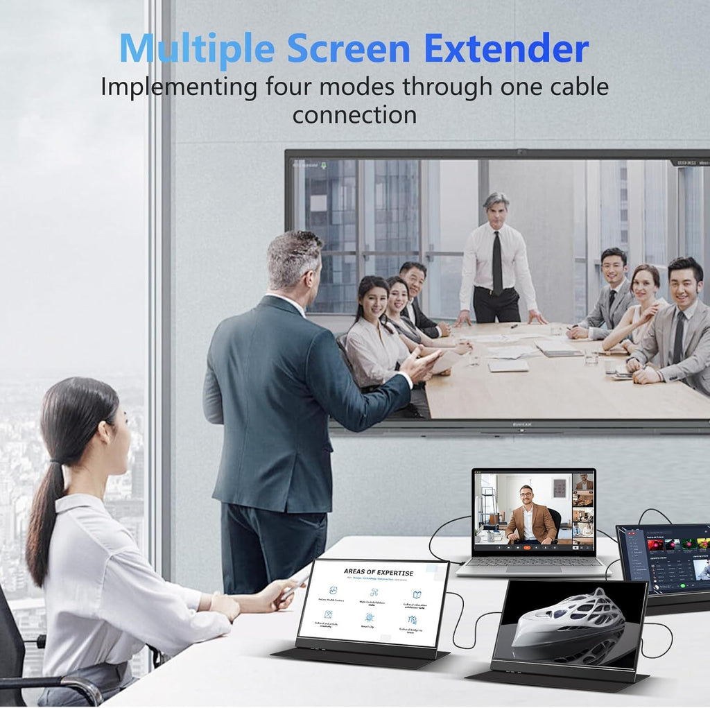 14 Inch 1080P FHD IPS USB C Portable Monitor P663