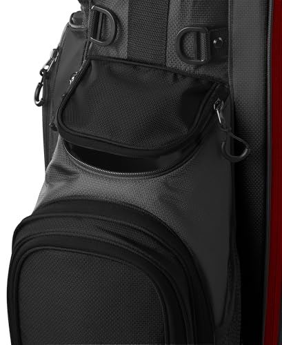 Black/Grey/Red Golf Cart Bag G288