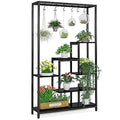 5-Tier Tall Metal Plant Stand, 70.9”, Black Z573435