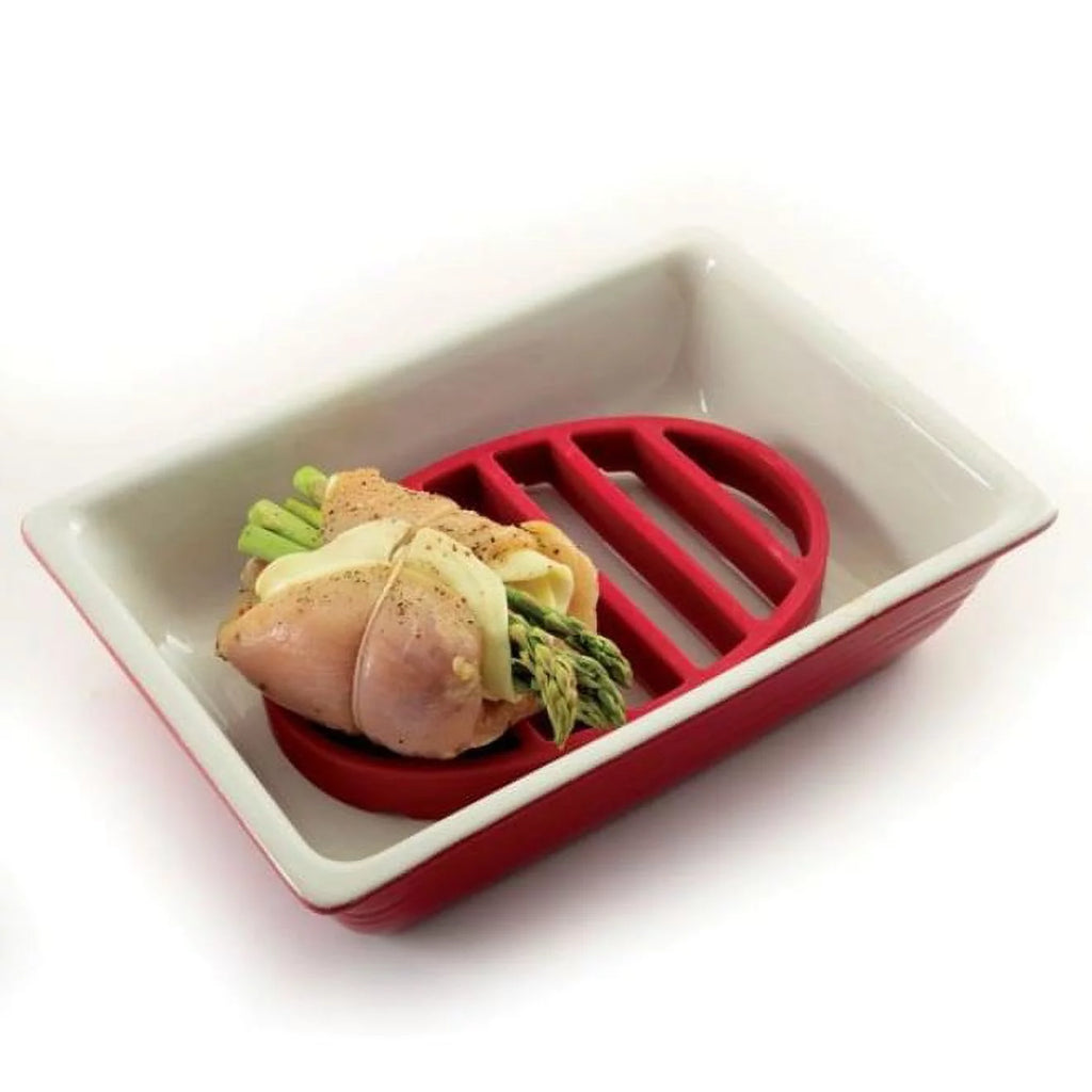 Oval Nonstick Silicone Roast Rack 2 Pack T96252
