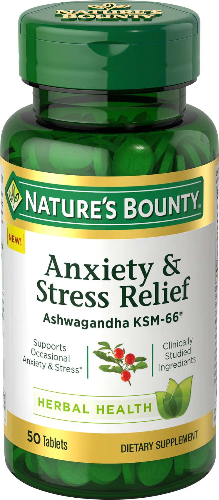 Ashwagandha Supplement, 50 Ct W49906