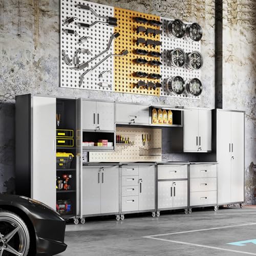 Heavy Duty Steel Wall Cabinet with 2 Doors and Adjustable Shelves N869