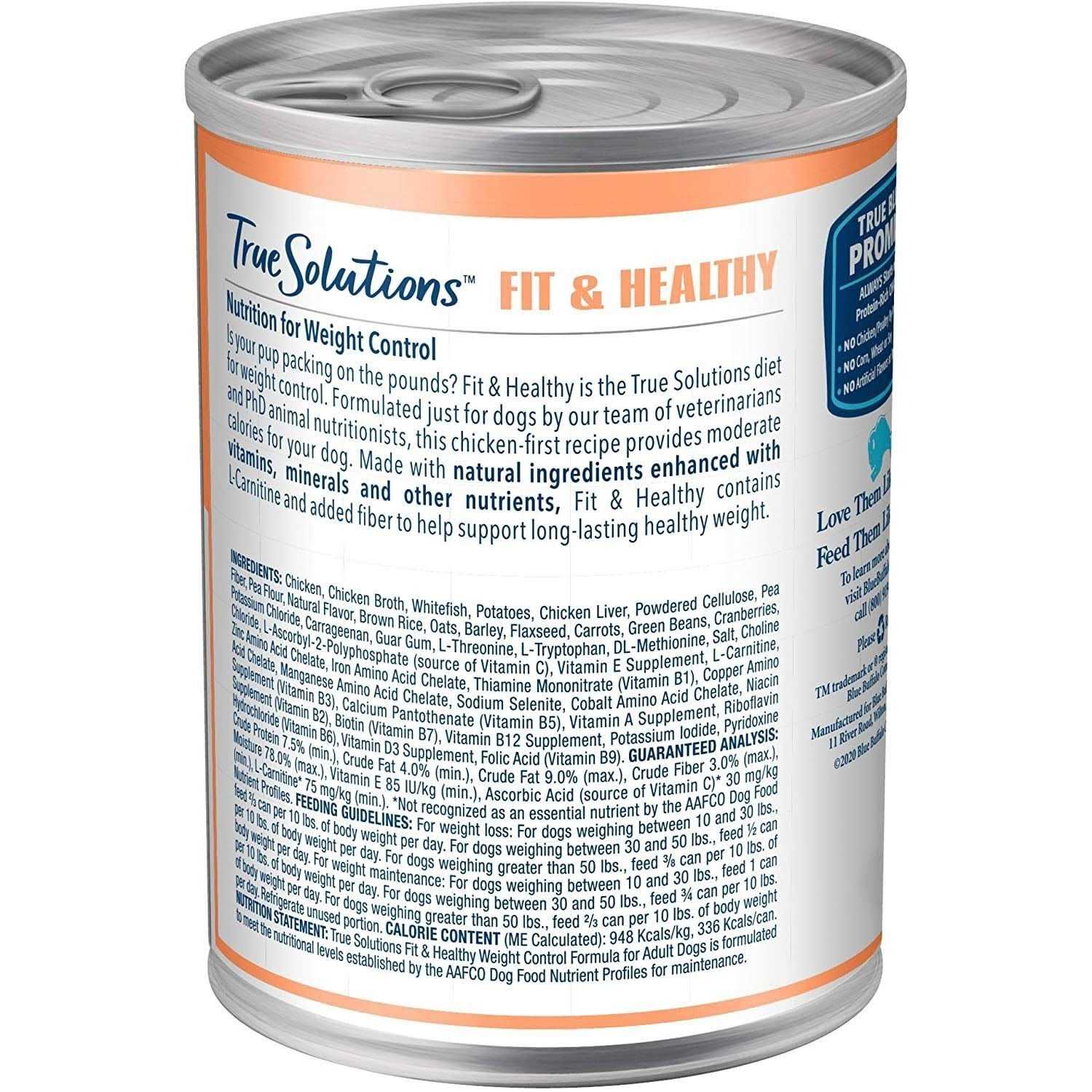 Blue Buffalo True Solutions Fit & Healthy Weight Control Dog Food C4062