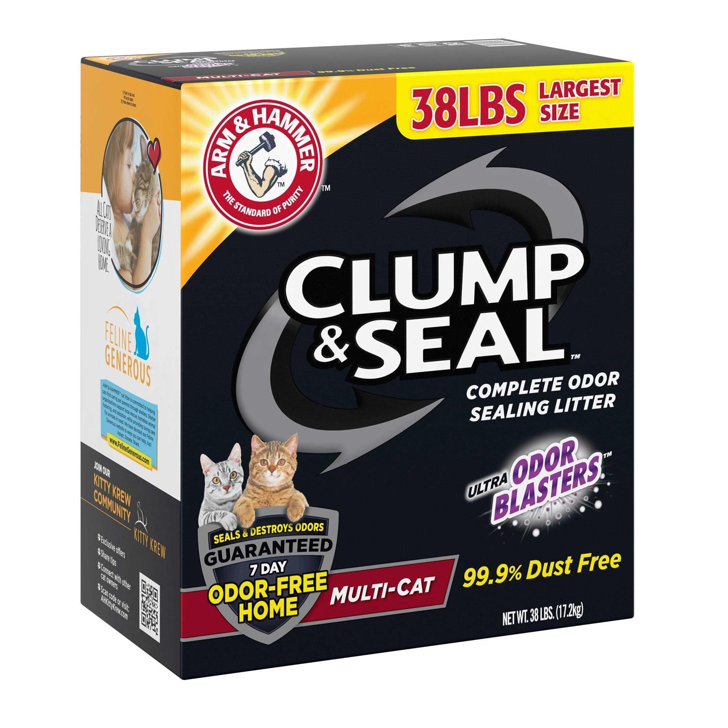 Arm Hammer Clump Seal Cat Litter A778797