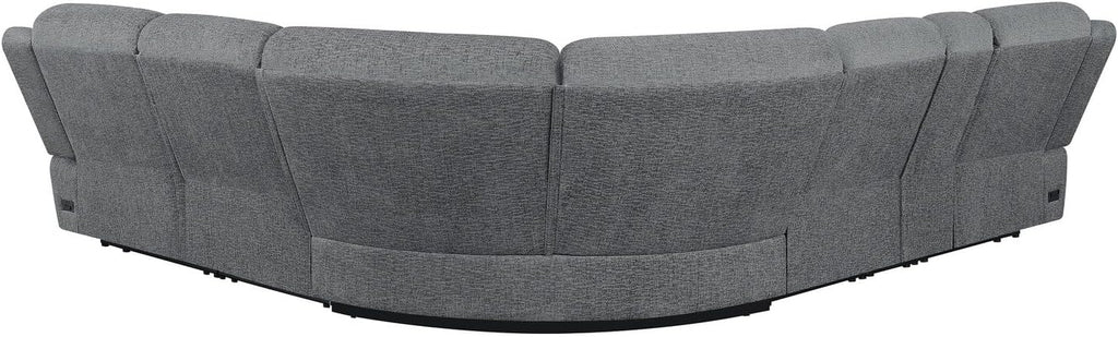 6-Piece Upholstered Power Sectional Charcoal H45821