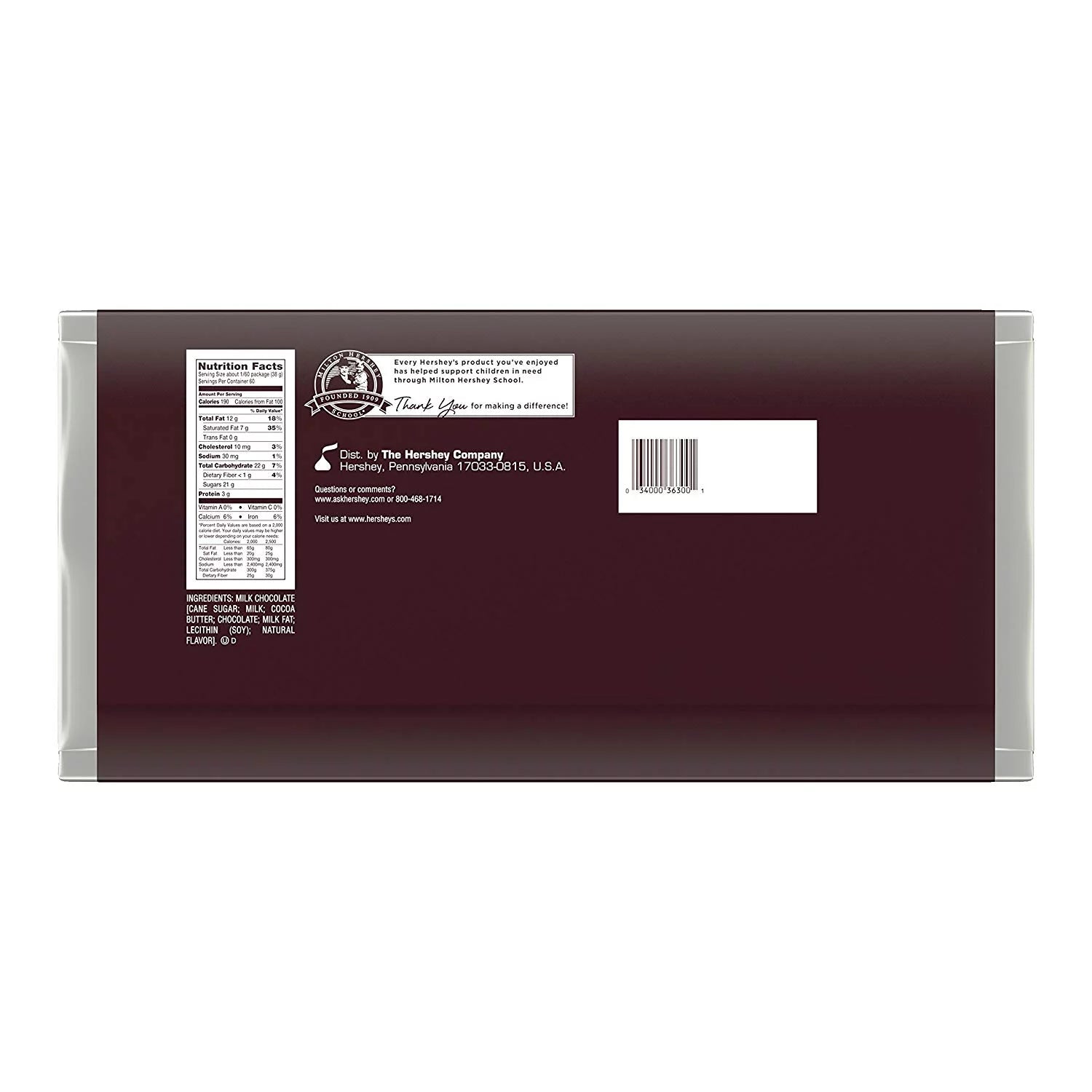 5 Pound Chocolate Candy Bar F1714