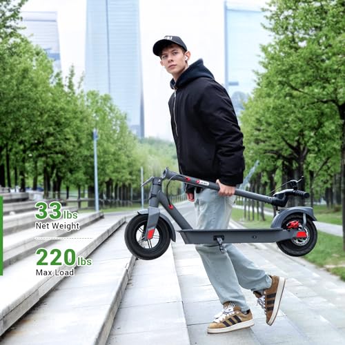 19 Mph Foldable Electric Scooter with 8.5" Rear Solid Tire K87237