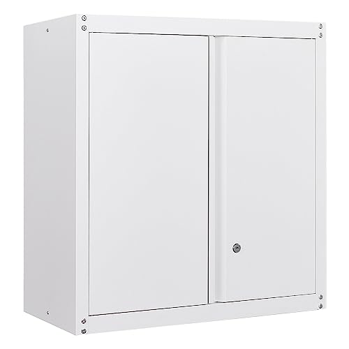 Metal Wall Cabinet with Doors and Adjustable Shelf M383849