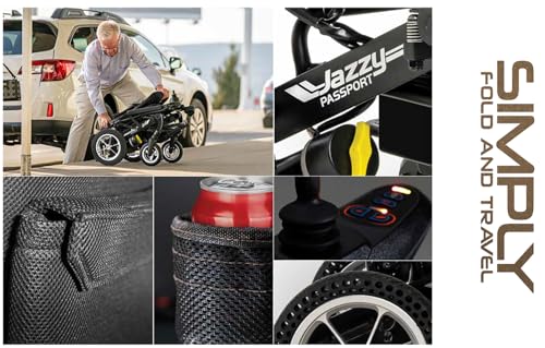 Compact Travel Power Chair with Lithium-ion Battery U788912