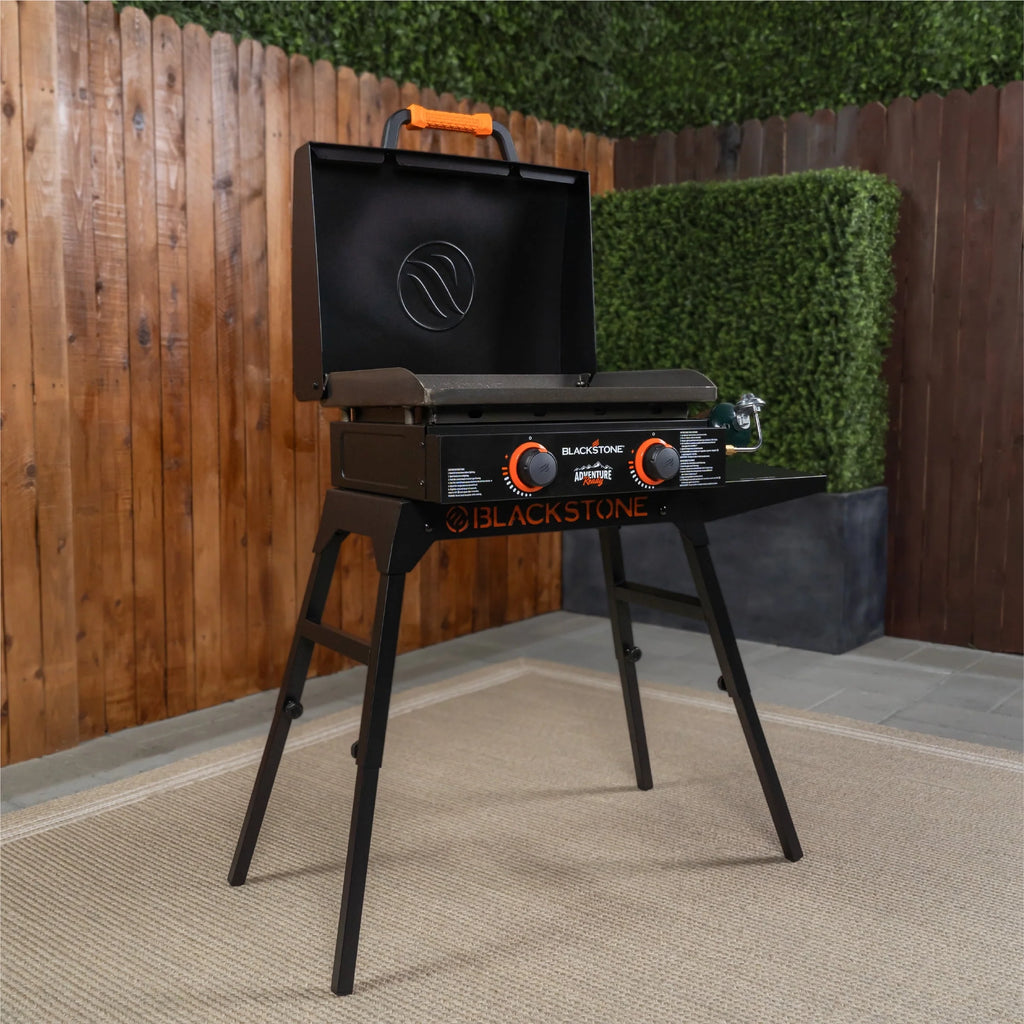 22 Propane Griddle with Stand and Adapter Hose B876218