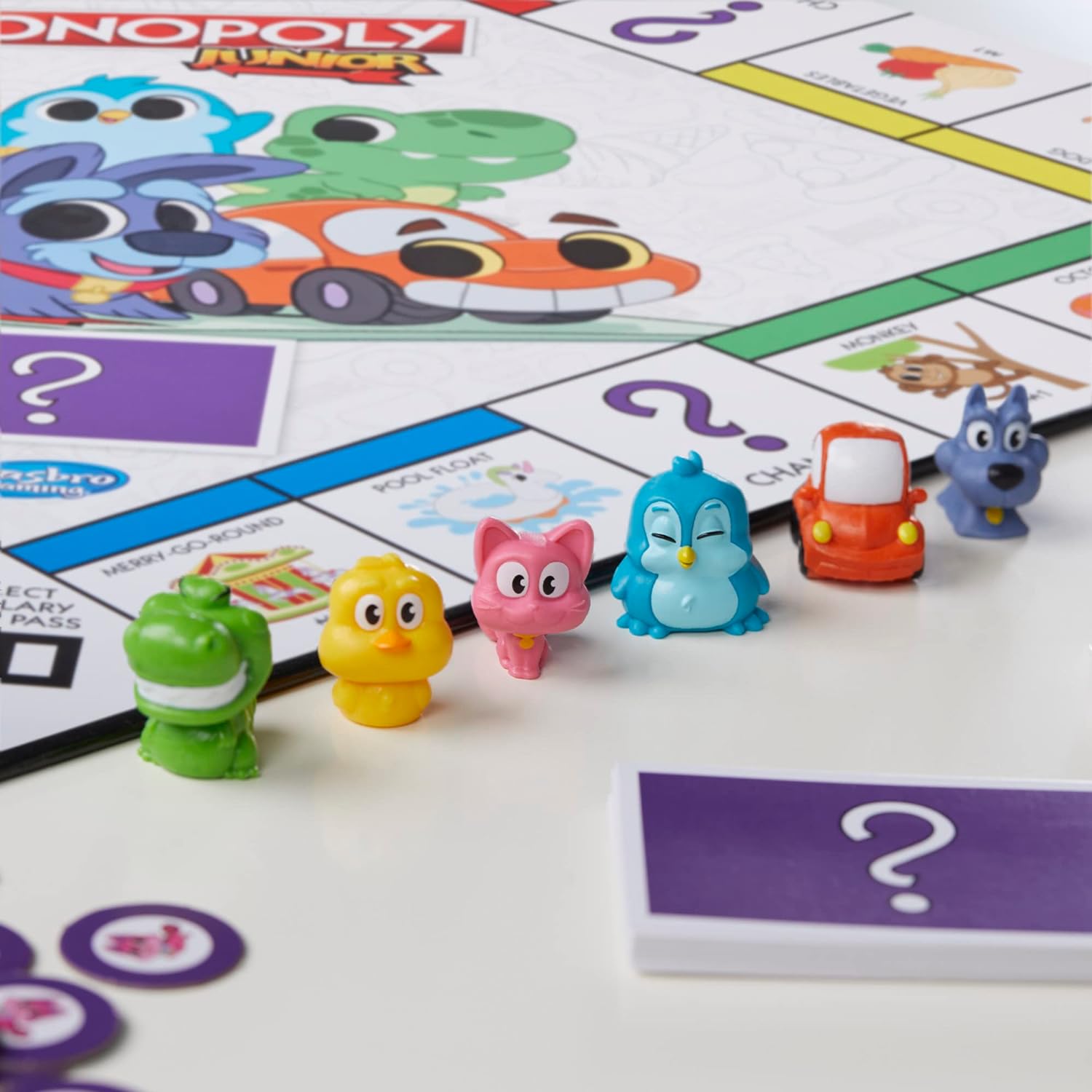 Monopoly Junior Board Game, 2-Sided Gameboard, 2 Games in 1 K26444