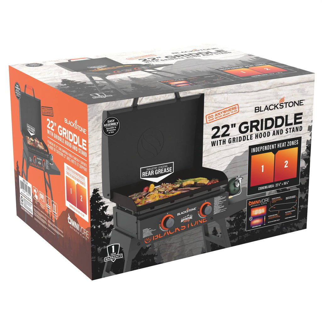 22 Propane Griddle with Stand and Adapter Hose B876218