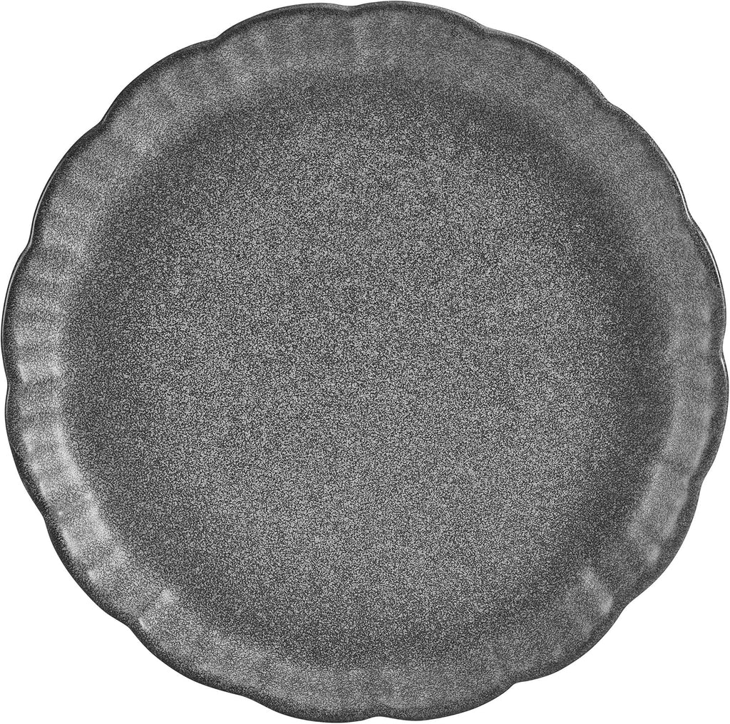 12 Piece Gray Dinnerware Set B1156