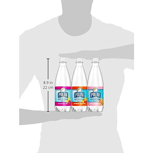 Seltzer Variety Pack Flavored Sparkling Water, 20 fl oz, 12 pack V385330