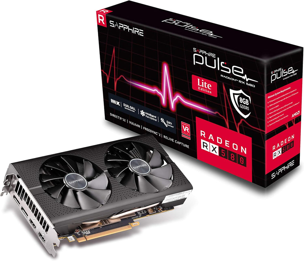 8GB GDDR5 Radeon RX 580 Graphics Card W828101