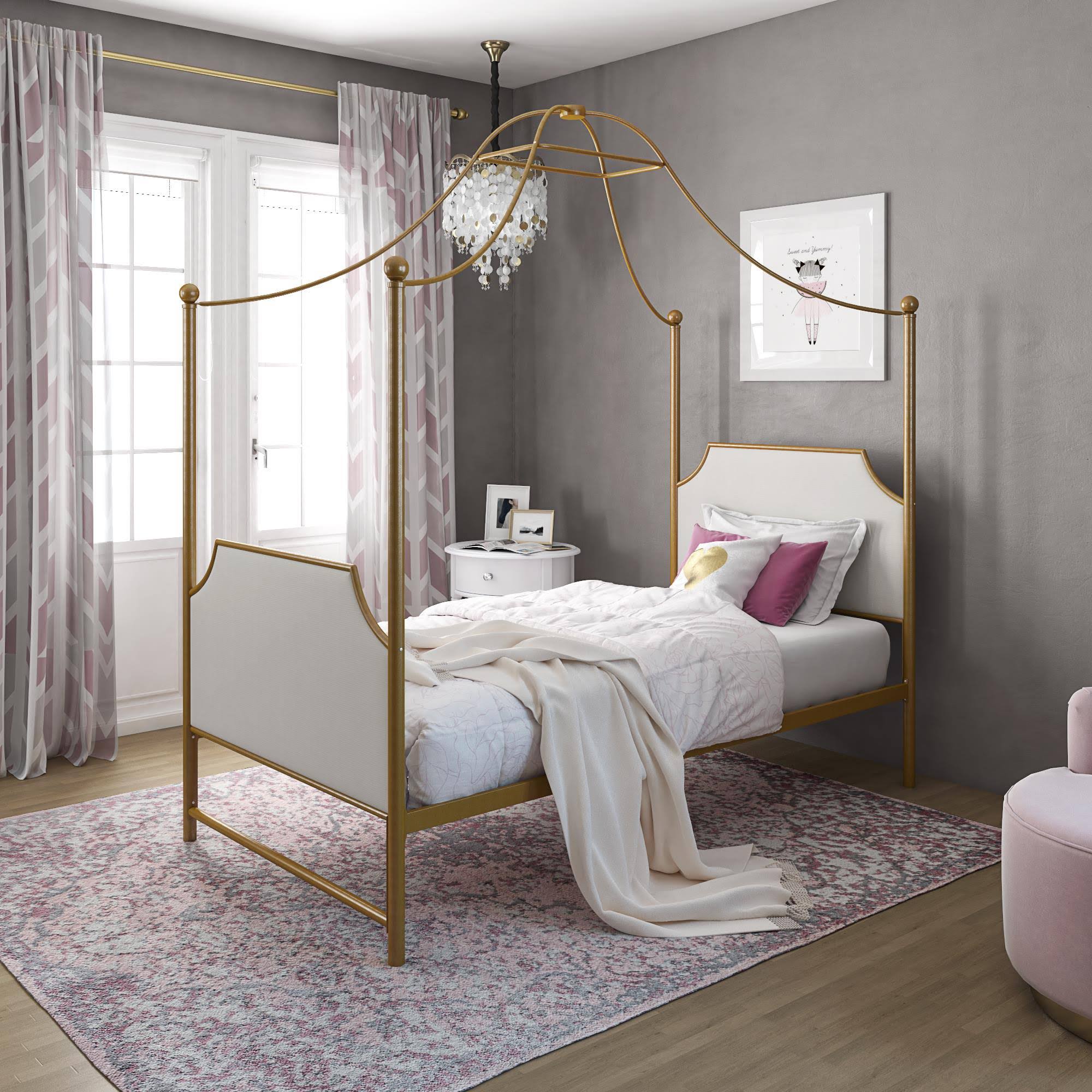 Metallic Canopy Bed C9613