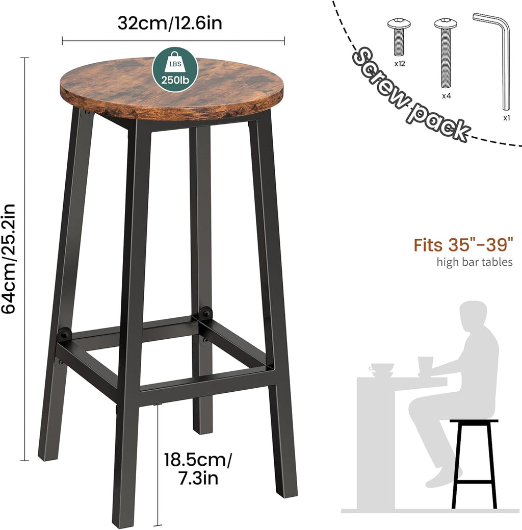 3-Tier Narrow Side Table with Magazine Holder A242