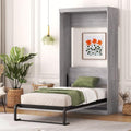 Full Murphy Bed Wardrobe Wall Bed with Cabinet O76770