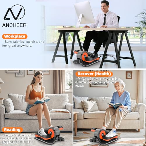 Under Desk Elliptical Machine with 12 Adjustable Speeds B6773