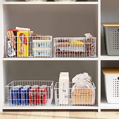 Set of 6 Wire Freezer Organizer Baskets E842048