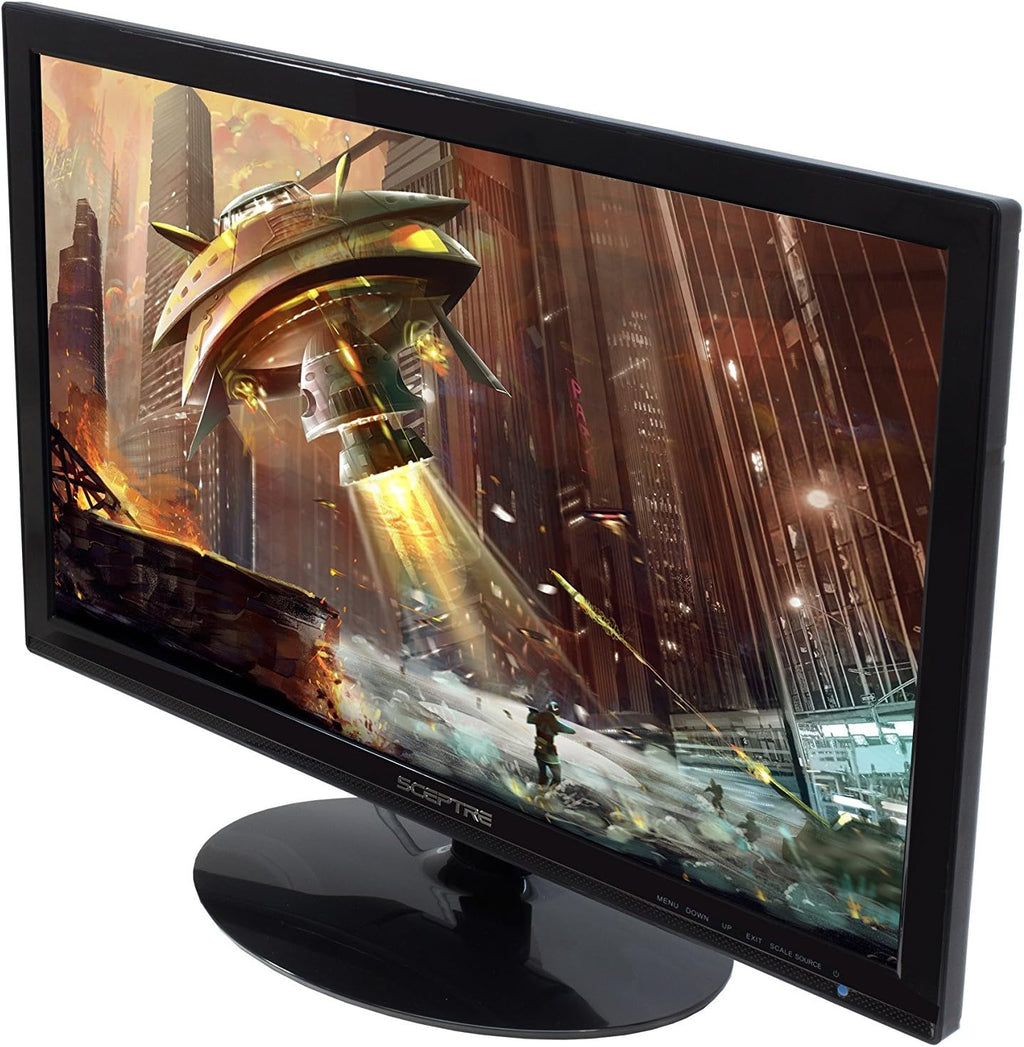 24 Inch 75Hz Slim LED Monitor with Build-in Speakers HDMI VGA Black H363790