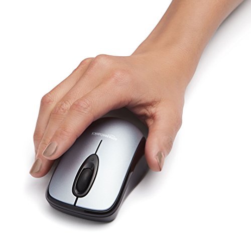 Black Wireless Optical Computer Mouse with USB Nano Receiver E8031