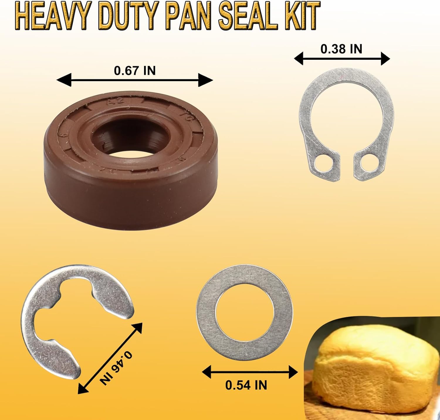 Pan Seal Kit for Bread Maker A19046