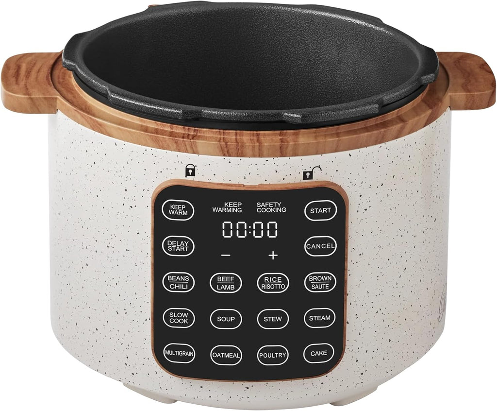 6 Qt Pressure Cooker with Touch Control Display T714