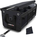 Black Waterproof Car Trunk Organizer with 3 Compartments S520