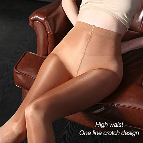 Women's Oil Shiny Pantyhose High Stretch Tights 60D O570010