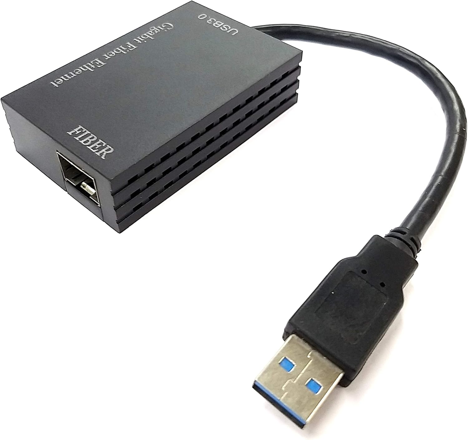 USB 3.0 to SFP Gigabit Fiber Ethernet Adapter 10/100/1000Mbps RJ-45 Network Card U363