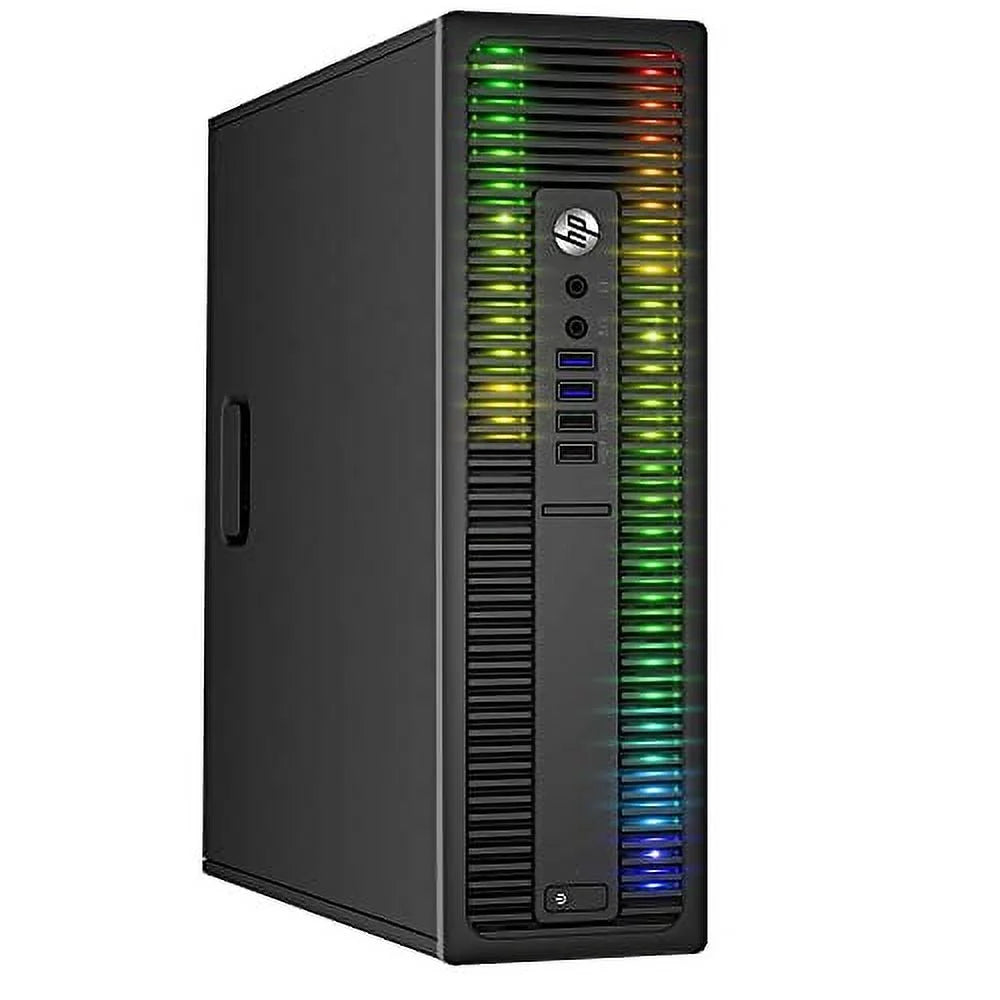 RGB Lights Desktop Computer Intel Core i5 16GB RAM 512GB SSD Win 10 Pro (used) H619450