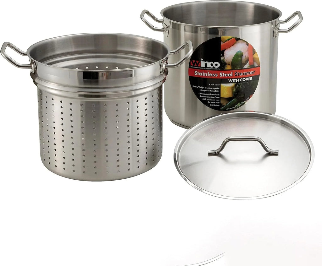 Stainless 16 Quart Steamer Pasta Cooker With Cover I690