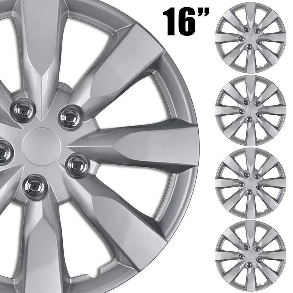 16" Automotive Wheel Rim Cover Hub Caps Set of 4 Z6811