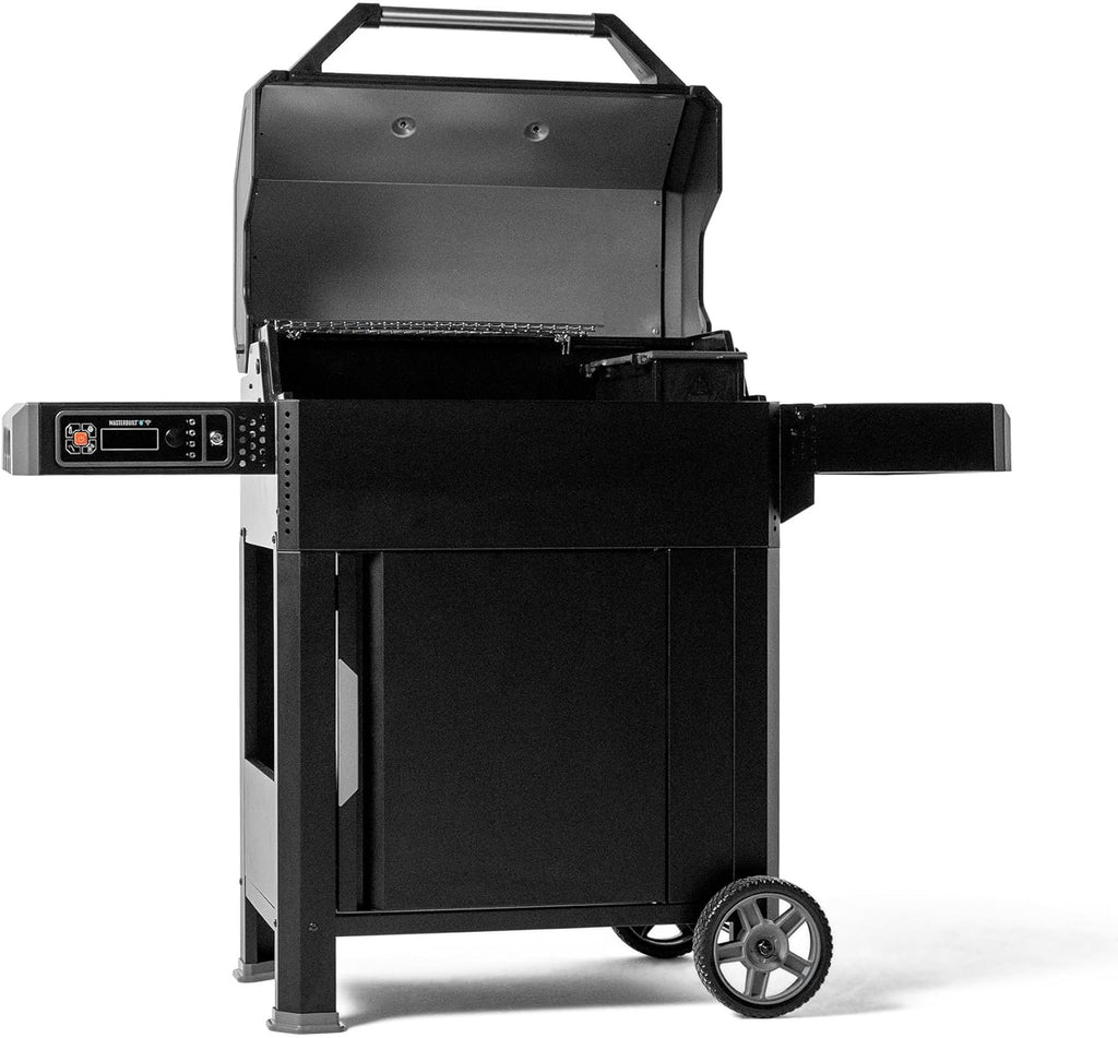 Black Digital Charcoal Grill and Smoker Combo D31526