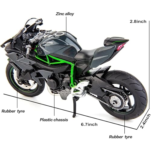 Black DieCast Motorcycle Model W265