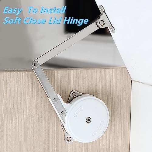 Soft Close Lid Stay Hinges for Toy Box 2 Pack P6642