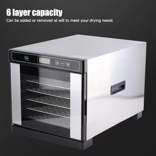 6 Layers Stainless Steel Food Dehydrator Q328