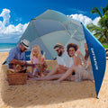 10-Foot Blue Green UPF 50+ Umbrella Shelter B6064