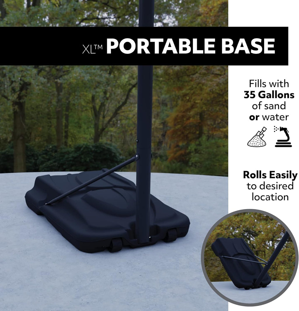 50 Inch Shatter Proof Portable Basketball Hoop T2415