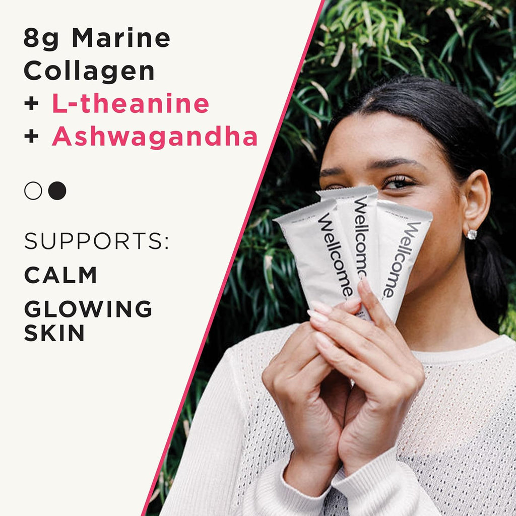 Tart Cherry Vanilla Marine Collagen Protein Bar with Ashwagandha and L-Theanine (Pack of 12) P92075
