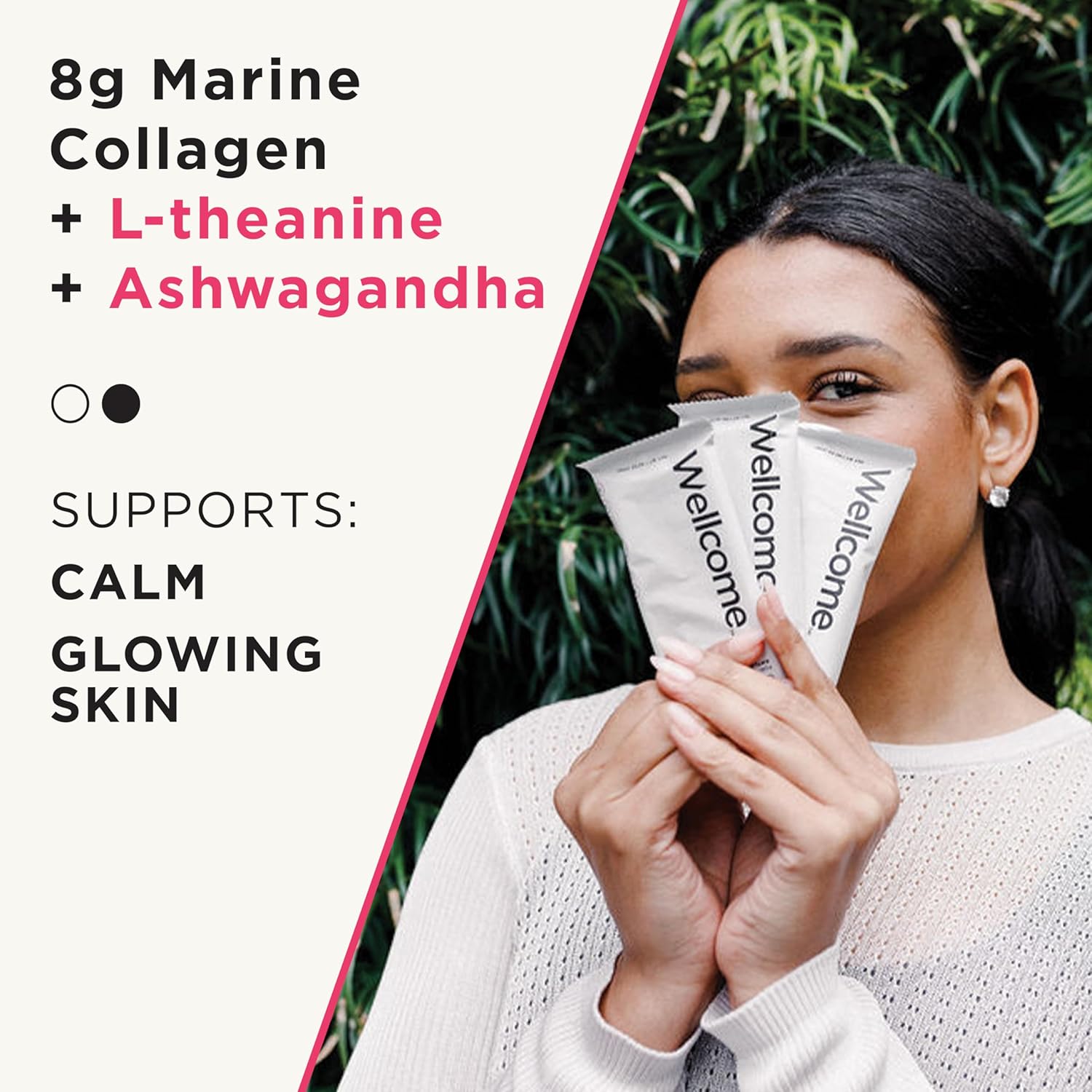 Tart Cherry Vanilla Marine Collagen Protein Bar with Ashwagandha and L-Theanine (Pack of 12) P92075