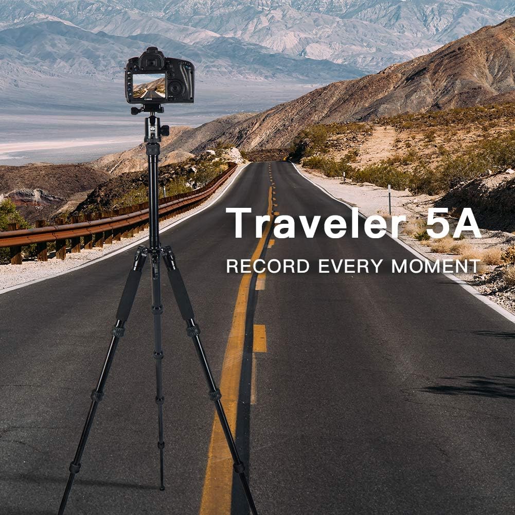 Compact Traveler Tripod with 360° Panorama Ball Head (Aluminum) R3759