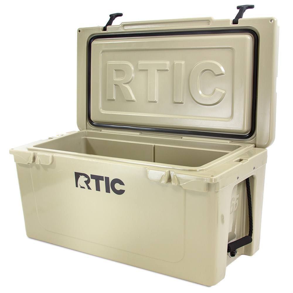 Tan 65 qt Cooler J15483