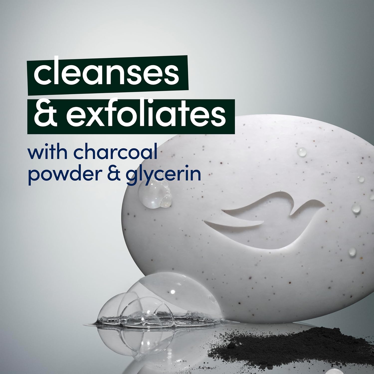 Deep Exfoliating Charcoal Powder & Glycerin Beauty Bar Soap 14 count 3.75oz M791513