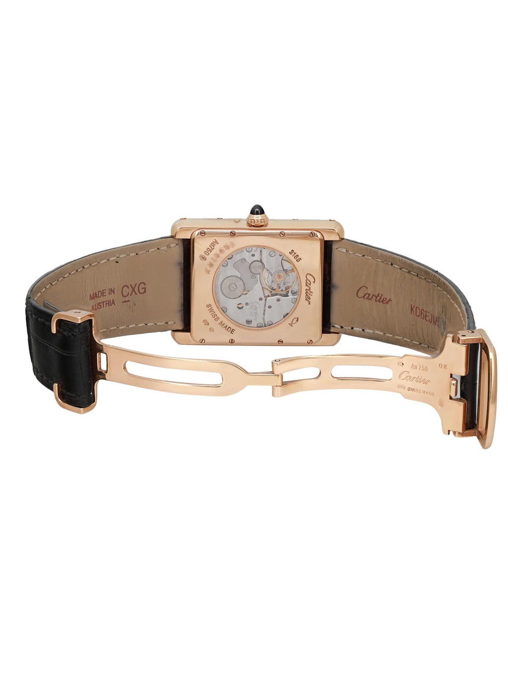 Pre-owned 18K Gold Hand Wind Mens Watch W155