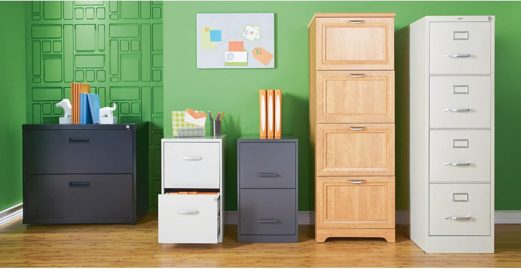 Charcoal 2-Drawer Vertical File Cabinet E96492